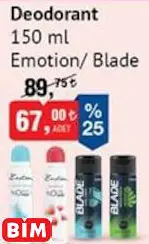 EMOTİON/ BLADE DEODORANT EMOTİON/ BLADE DEODORANT